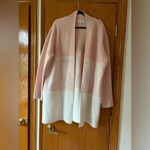Pink and white Elle coat/cardigan